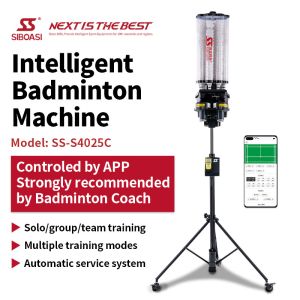 200 Balls Mobile Automatic Shuttlecock Launcher APP Control