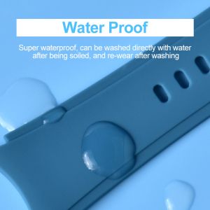 Soft 20mm width Silicone Watch Straps Elbow Quick Release Design