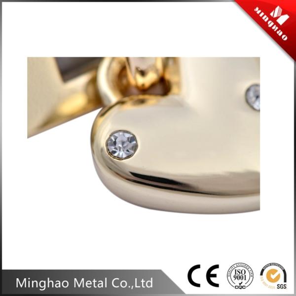 Heart-shaped handbag decoration accessories for bag parts,41.88*13.17mm