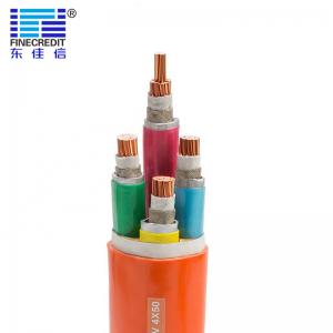 China 3×95mm 3×25+1×16 Mineral Insulated Cable Multi Core Shielded Fire Insulation Material on sale