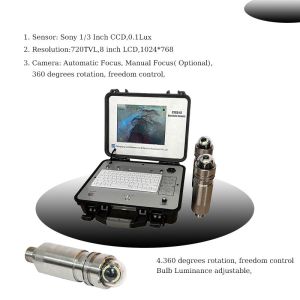 Deep Well Inspection Borehole Inspection Camera 220V50Hz Acceptable For Custom