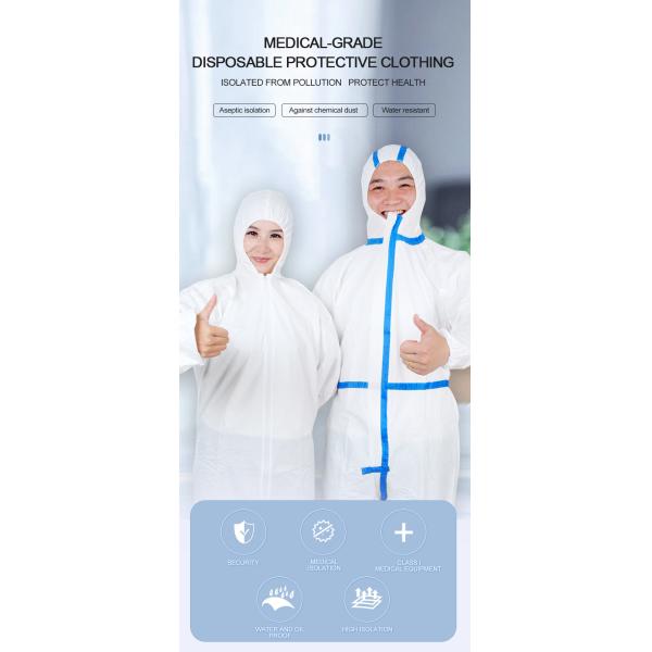 Ppe Medical Isolation Gown S-4XL Size For Work Protection