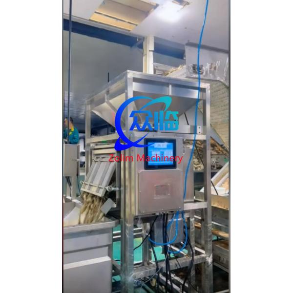 Stainless Steel 304 Automatic Shrimp Raw Material Weighing Machine High Efficiency