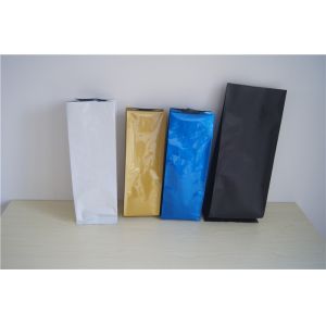 Quality 250g aluminum foil Tea Bags Packaging side gusset coffee bags for sale