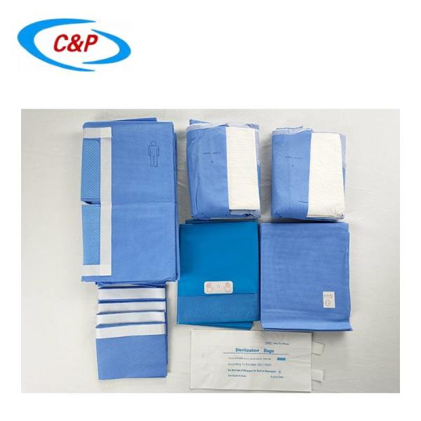 Spunlace Nonwoven Disposable Laparotomy Pack Surgical Drape Universal