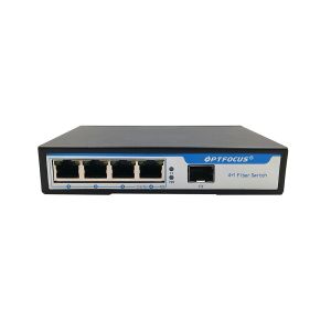 5 Port Poe Ethernet Network Switch TX1550nm Rx1490m For IP Camera