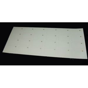 White Matt PVC or PETG HF RFID Inlay Sheet RFID Prelam 4 x 6 Customized