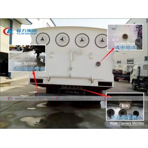 70000m2/H 5T Vacuum Sweeper Truck With Cummins ISUZU Engine
