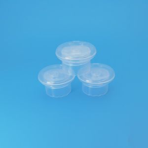 24MM Transparent Mushroom Shape Plastic Flip Top Cap
