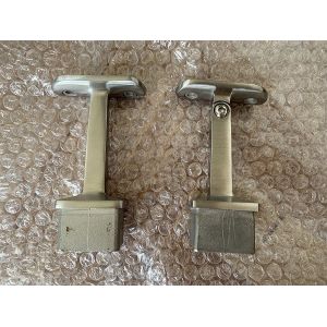 China Durable Square Stainless Steel Balustrade Components , Top Mount Handrail Bracket on sale