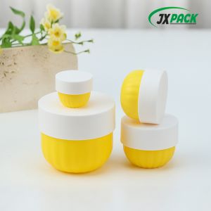 Round PP Cosmetic Cream Jar with Screw Lid - Customizable