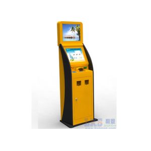 Self Service Payment & Advertising Dual Touch Screen Money POS Kiosk