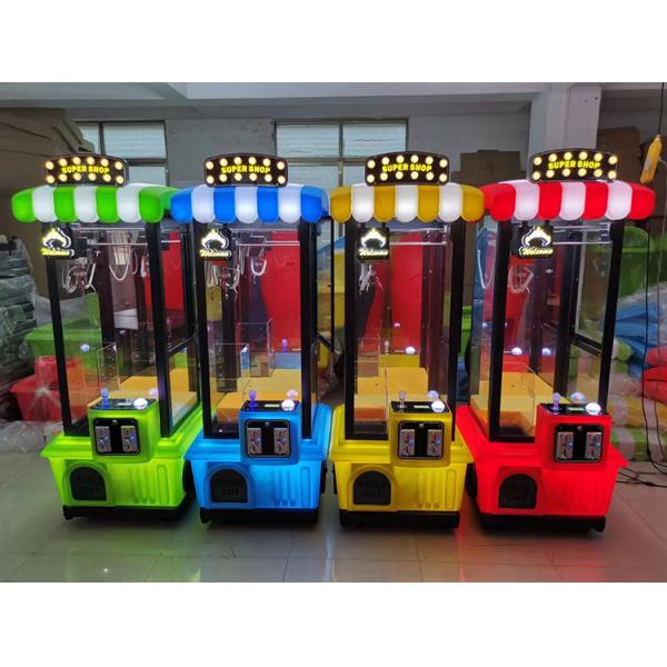New Hot Sale Playfun Super Shop Mini Crane Claw Machine Coin-operated Game Toy Grab Machine