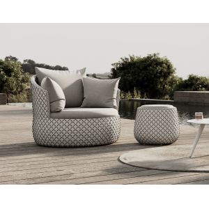 China Modern Minimalist Style Rattan Hotel Sofa Chair Set For Outdoor on sale