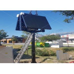 Quality Front Service Double Sides Full Color LED Display 10mm Pixel Pitch With 120° Viewing Angle for sale