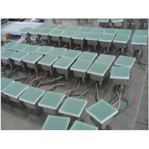 300x300 RGB waterproof square LED garden path brick light