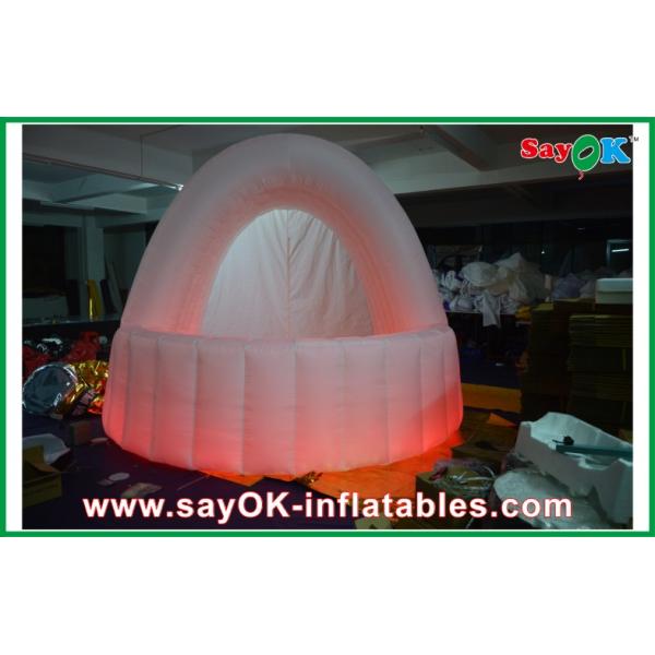 Outdoor PVC / Oxford Cloth Inflatable LED Show Tent , Customized LED Bar Counter Inflatable Work Tent