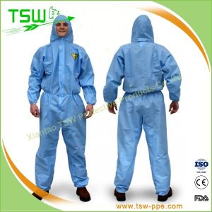 China OEM Non Irritating Disposable Polypropylene Coverall on sale