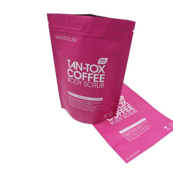 Custom printed scrub waterproof laminated multiple layer food packaging k