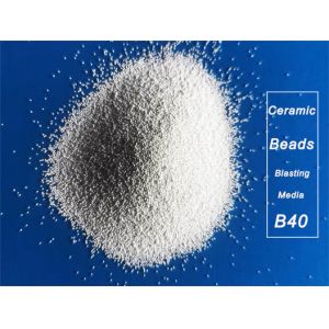 Quality B40 Zirconia Microblast 60HRC Ceramic Blasting Media for sale