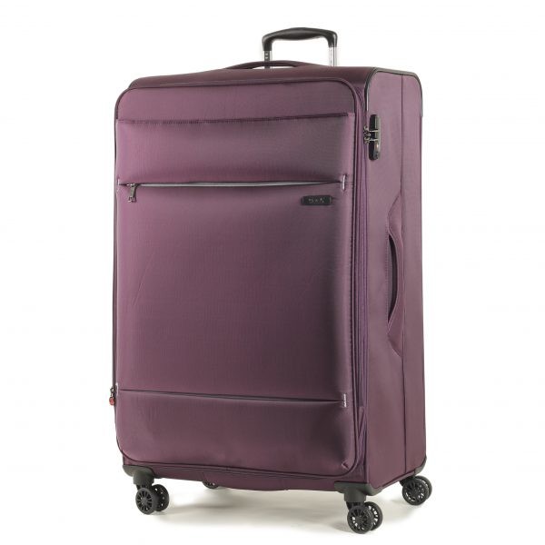 Buy 1280D Fabric Polyester Purple ODM Luggage Soft Suitcases at wholesale prices