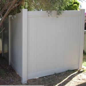 Customized Outdoor 6x8 Ft White Privacy Vinyl Fence For Backyards