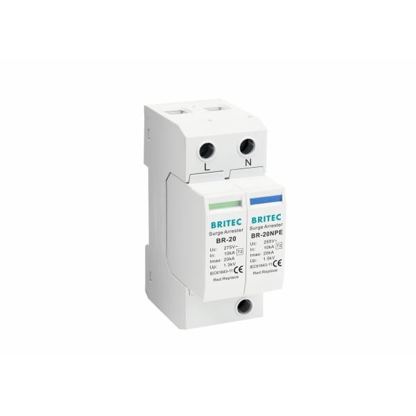 Buy 20kA Lightning Protector Surge Protection Devices For Buildings at wholesale prices