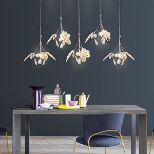 China Living Room Contemporary Crystal Pendant Light Dia 32cm AC265V on sale