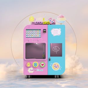 Quality Cute Retro Fully Automatic Cotton Candy Machine for sale