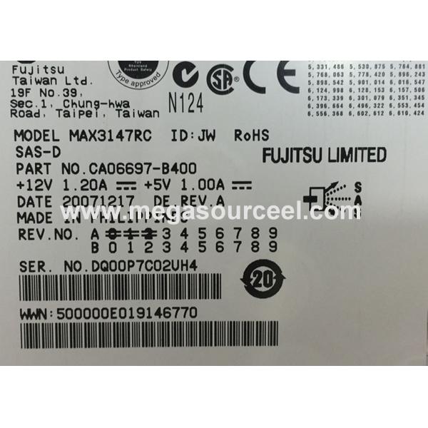 Fujitsu Enterprise 147 GB Internal HDD - 3.5" - MAX3147RC - SAS - 15,000 rpm