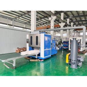 Fully Automatic Type Plastic Tear Pop Up Sheets Interlocking Machine With One Labor
