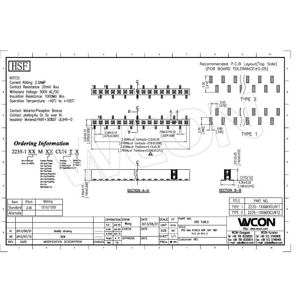Female pin header connector 1 * 3 PSMT PA9T BK Gold Flash Tube packing