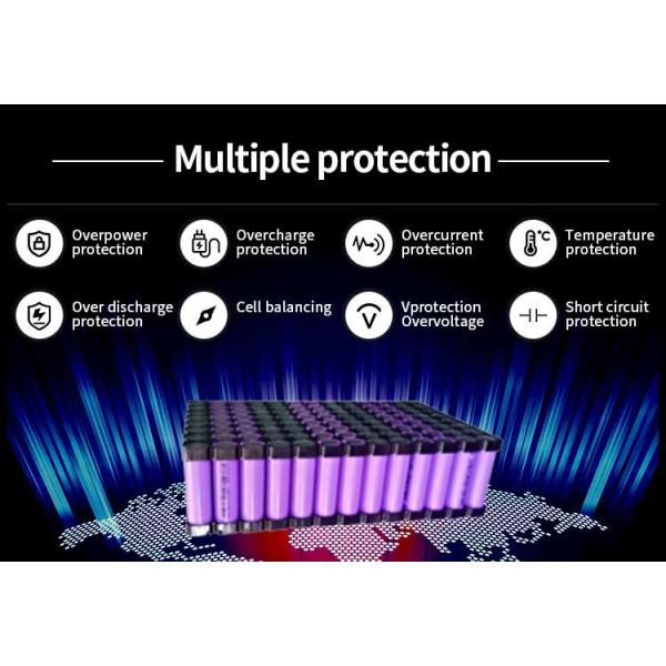 Deep Cycle 36v 42ah E Bike Battery Pack 13S4P 10S5P 18650 Pack