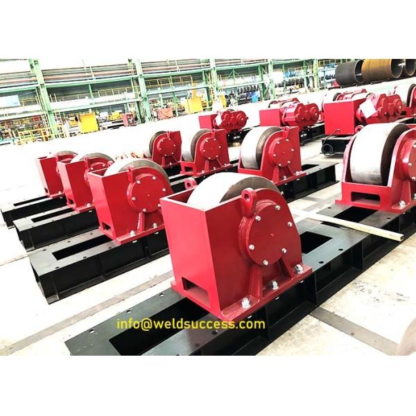 Buy Steel Wheel Pipe Welding Rollers, 60T Tank Turning Roller Support With CE Certification at wholesale prices