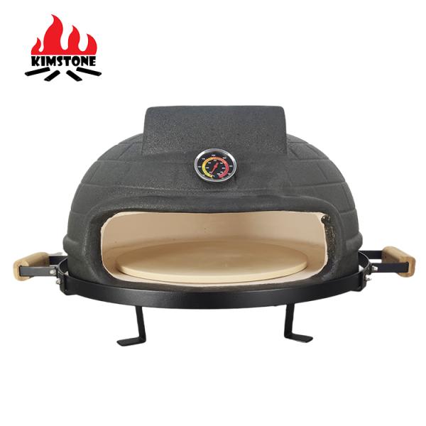KIMSTONE 21 Inch Mini Outdoor Garden Portable China Wooden Burning Charcoal Pizzaofen Brick Pizza Oven Wood Fired Grill for Sale