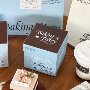 Packaging For Sliced Cakes Mille Crepes Mousse & Baked Desserts With Custom Logo