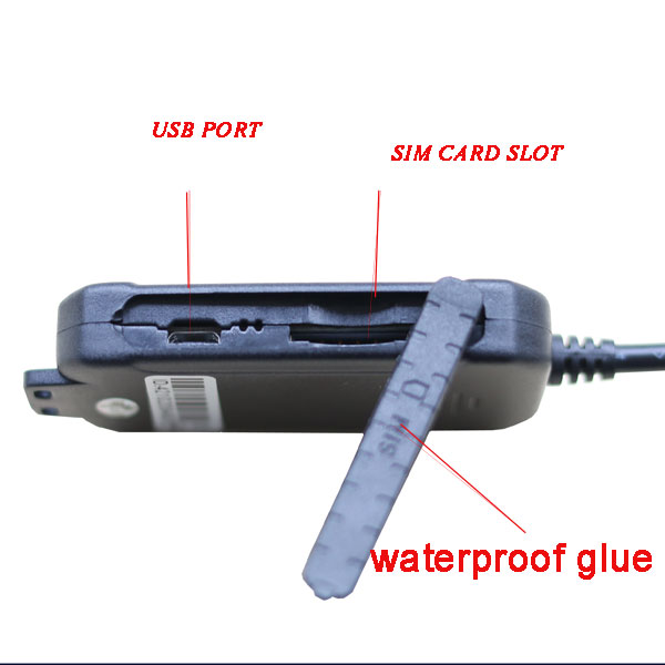 Plastic Waterproof GPS Locator / Motorcycle Gps Tracker With 3.7V /200Mah Battery