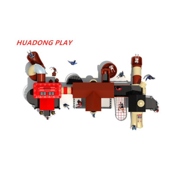 Durable Plastic Children'S Outdoor Playground Slides Equipment For Each Community