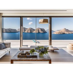 Buildings Sliding Aluminium Glass Windows Windload Resistance Class B