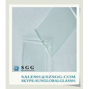 12mm clear float glass to custom glass factory