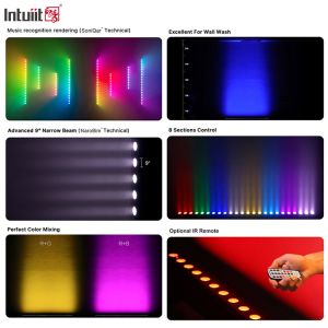 24x2W DMX LED BAR RGBW 4IN1 LED Stage Dmx512 Wall Washer Indoor Use Dj Disco