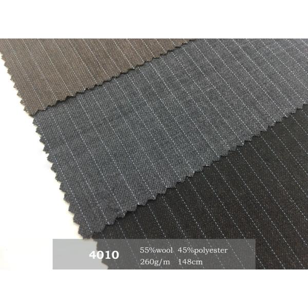 Italian Merino Polyester Cashmere Tweed Wool Fabric 260-420gsm For Suiting