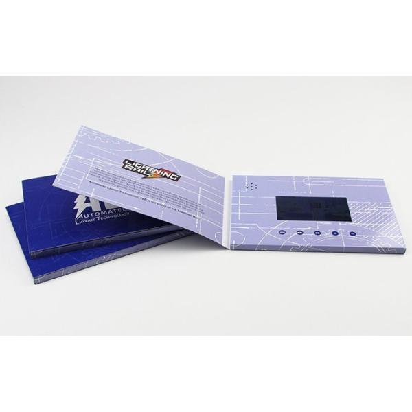 Full print 4.3 inch video flyer,quality lcd video mailer card,digital video catalogue brochure