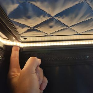 Black Grey Green Hard Car Rooftop Tent For Jeep Toyota SUV 320G Polyester Cotton