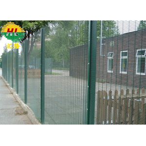 Customized 2.5m Clearvu Fencing Iso / Ce Certificate High Security