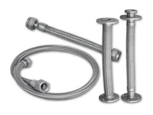 10mm Stainless Steel Flexible Hose With Cable Threading Protection Sleeve