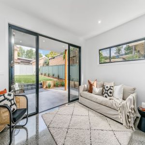 Commercial Aluminium Sliding Balcony Doors Heat Insulation