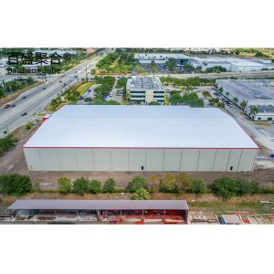 Quality Prefabricated Industrial Warehouse with Light Weight Steel Building Structure for sale