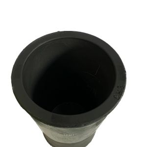 Capacity 1 - 100kg Silicon Carbide Graphite Crucible Induction Heating Straight