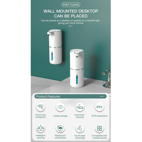 Infrared Sensor Automatic Soap Dispenser 380ml Capacity